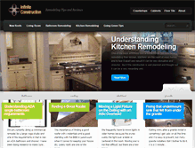 Tablet Screenshot of infiniteconstruction.com